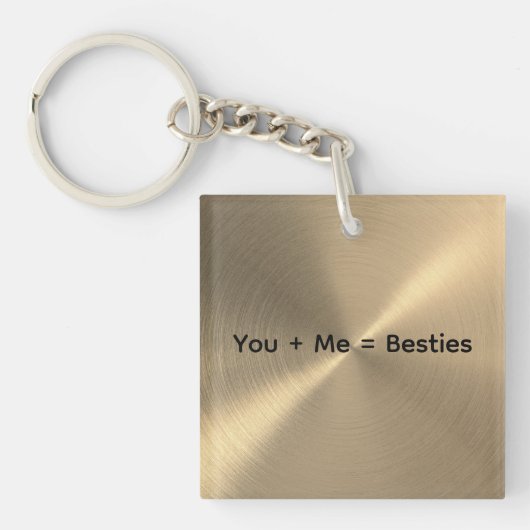 Best Friends Gift Ideas – Custom Name Key Chain キーホルダー (正面)