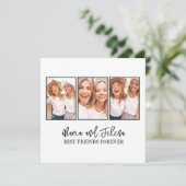 Best Friends Gift Photo Template Greeting Card (スタンド正面)