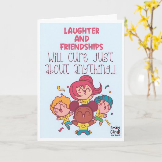 Best Friends -  Girls Group カード (黄色い花)