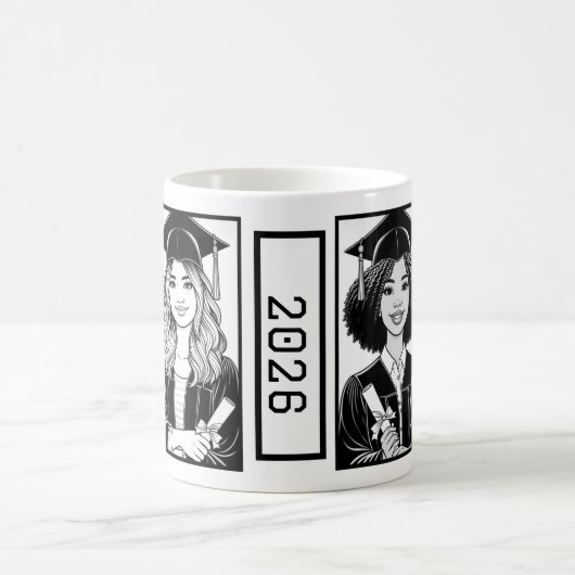 Best Friends Graduation Mug 2026 コーヒーマグカップ (中央)