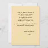 Best Friends Holiday Card Customized Wish We Were シーズンカード (裏面)