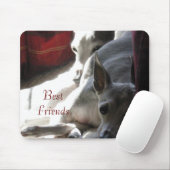 "Best Friends" italian greyhound photo マウスパッド (マウス)