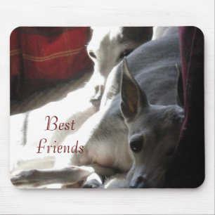 "Best Friends" italian greyhound photo マウスパッド