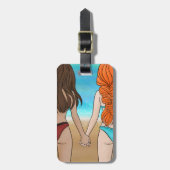 Best Friends Luggage Tag ラゲッジタグ (正面縦)