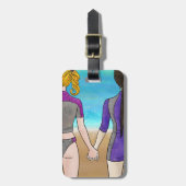 Best Friends Luggage Tag ラゲッジタグ (正面縦)