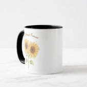 Best Friends Mug - Sunflowers & Photo マグカップ (正面左)