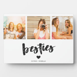 Best Friends Name Besties Photo Plaque フォトプラーク