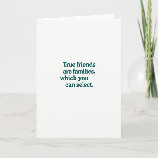 Best Friends Our Chosen Family Card カード (正面)
