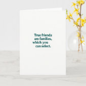 Best Friends Our Chosen Family Card カード (黄色い花)