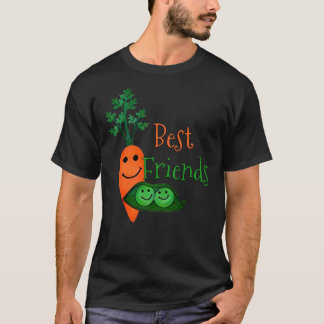 Best Friends, Peas and  Carrots Fitted T-Shirt Tシャツ