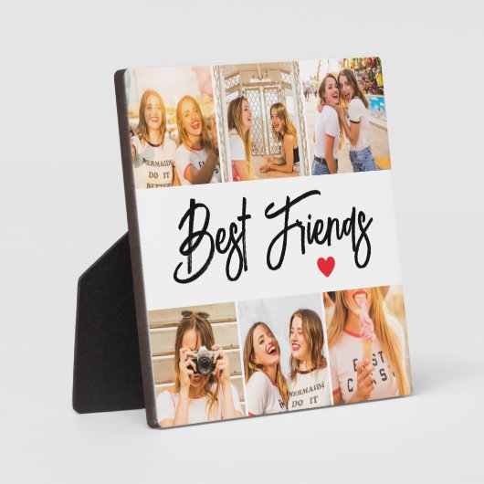 Best Friends Pictures Photo Collage Plaque フォトプラーク (正面)