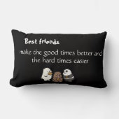 Best Friends Pillow ランバークッション (正面)