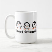 best friends - Pinguine コーヒーマグカップ (左)