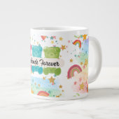 Best friends rainbow mug ジャンボコーヒーマグカップ (正面右)