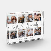 Best Friends Script Gift For Friends Photo Collage フォトブロック (左)