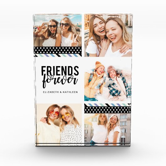 Best Friends Script Photo Collage Block フォトブロック (正面)