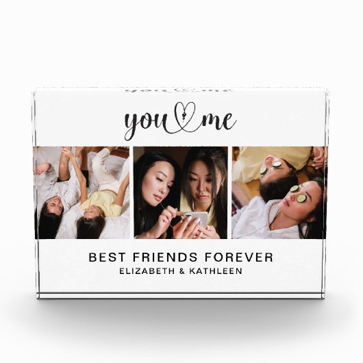 Best Friends Script Photo Collage Block フォトブロック (正面)