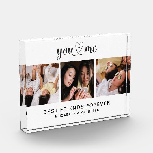 Best Friends Script Photo Collage Block フォトブロック (左)