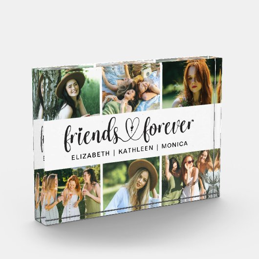 Best Friends Script Photo Collage Block フォトブロック (左)