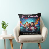 Best Friends Sisters Funny  クッション (椅子)