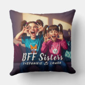 Best Friends Sisters Funny  クッション (裏面)