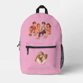 Best Friends Squad — Pink School Backpack プリントバックパック