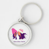 Best Friends Winter Art • Acrylic Keychain キーホルダー (正面)