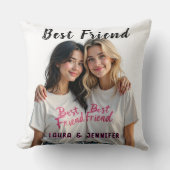 Best Friends With inspirational Quote クッション (正面)