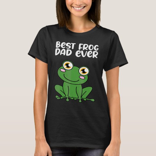Best Frog Dad Ever Tシャツ (正面)