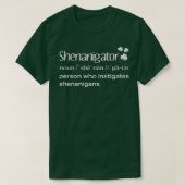 Best Funny Shenanigans Definition St Patricks Gift Tシャツ (デザイン正面)