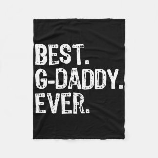 Best G-daddy Ever Funny Cool Grandpa Gdaddy  フリースブランケット