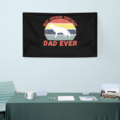 Best German Shepherd dad ever quote Funny Shepherd 横断幕 (トレードショー)