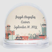 Best Gift Ever Baby Christmas Present Snow Globe (裏面)