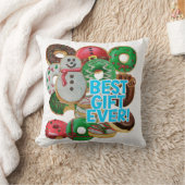 Best Gift Ever! Xmas Doughnuts クッション (ブランケット)