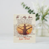 Best Gift For Son | To My Son Quotes 招待状 (スタンド正面)