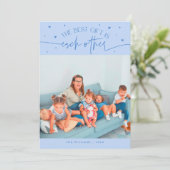 Best Gift Icy Blue Valentines Day Photo シーズンカード (スタンド正面)