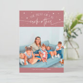 Best Gift Pink Valentines Day Photo シーズンカード (スタンド正面)