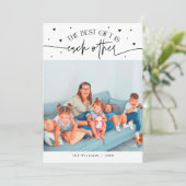 Best Gift White Valentines Day Photo シーズンカード (スタンド正面)