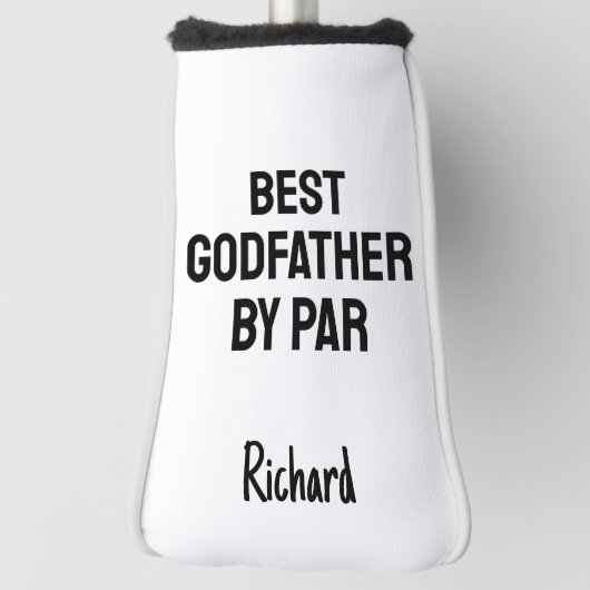 Best Godfather By Par Golfer Gifts For Godfather ゴルフヘッドカバー (回転90)