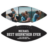 Best Godfather Ever Sports Fathers Day Uncle アメリカンフットボール (パネル)