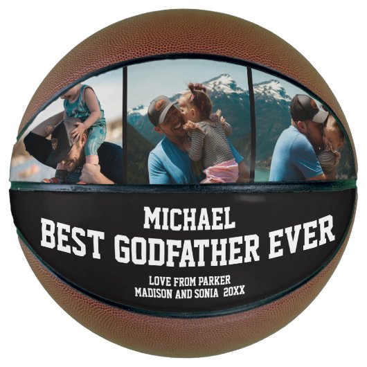 Best Godfather Ever Sports Fathers Day Uncle バスケットボール (正面)