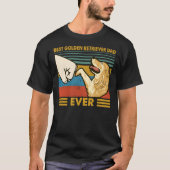 Best Golden Retriever Dad Ever Classic Tシャツ (正面)