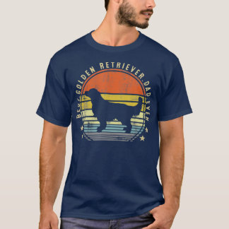 Best Golden Retriever Dad Ever Daddy Gifts Dog Tシャツ