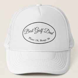 Best Golf Dad | Funny Golf Father Gift キャップ