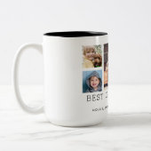 Best Grammy Ever 5-Photo Collage Keepsake Custom ツートーンマグカップ (左)