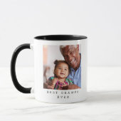 Best Gramps Ever 2 Photo Personalized Grandfather マグカップ (左)