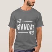 Best Grandad Ever gift Tシャツ (正面)