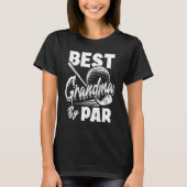Best Grandma By Par Golf Player Golfing Golfer  1 Tシャツ (正面)