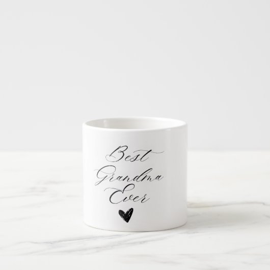 Best grandma ever エスプレッソカップ (正面)