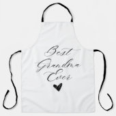 Best grandma ever エプロン (正面)